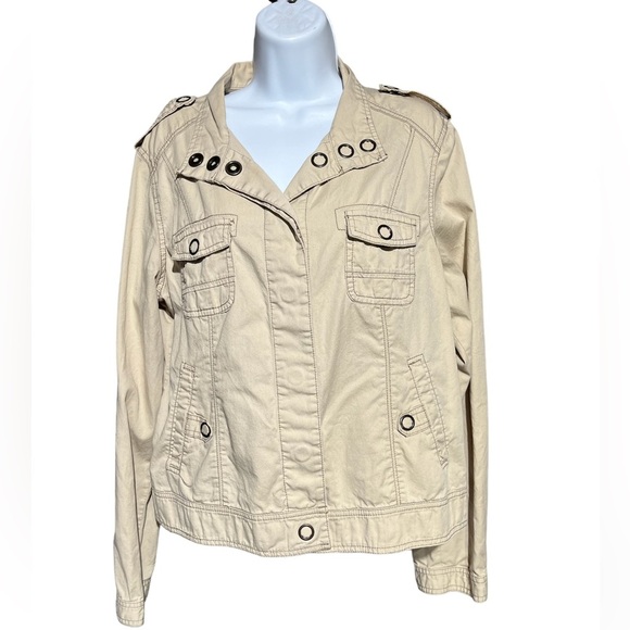 Dressbarn khaki jacket - Picture 2 of 10